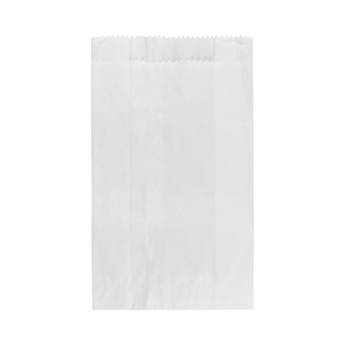 Torba papierowa 170x100x50 biała fałdowa