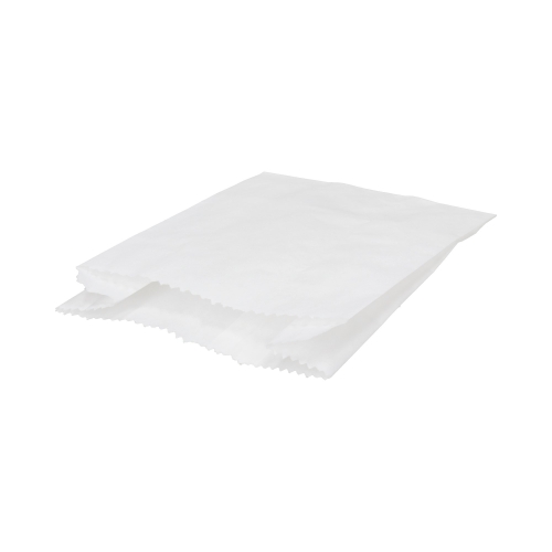 Torba papierowa 170x100x50 biała fałdowa