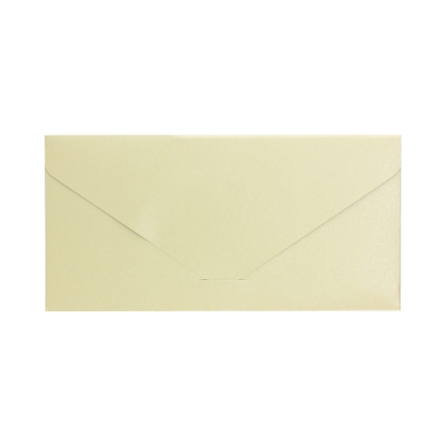 Koperty DL kremowe Pearl 220g - 5 szt. w opak.
