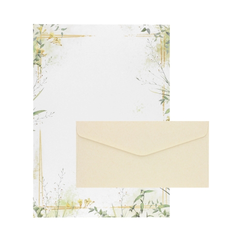 Papeteria A4 Łąka/20 DL/10 Nature jasny beż