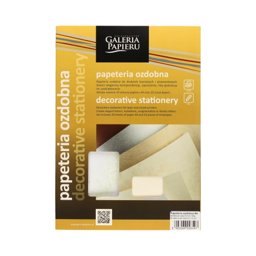 Papeteria A4 Łąka/20 DL/10 Nature jasny beż