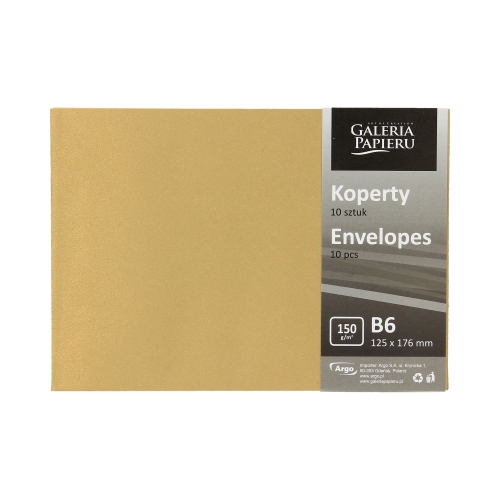 Koperty B6 Pearl złote 150g (10)