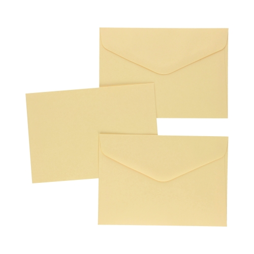 Koperty C6 ciemnokremowe satyna gładkie 130g (10)