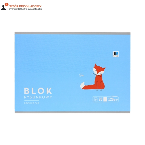Blok rysunkowy A4/20 pastel BB Kids Interdruk 120g