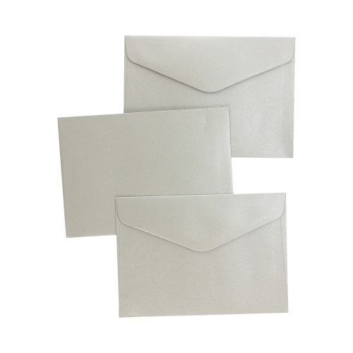 Koperty B6 Pearl srebrne 150g (10)