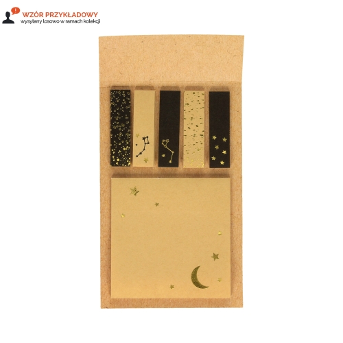 Karteczki samoprzylepne zestaw Kraft Interdruk