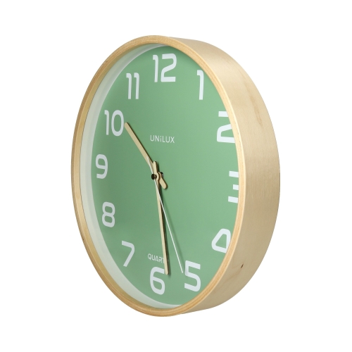 Zegar ścienny zielony Baltic Unilux