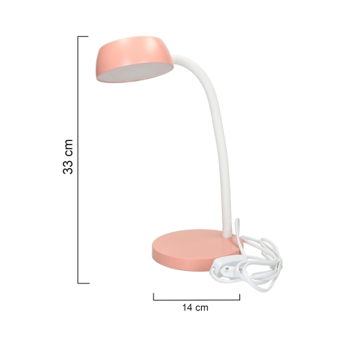Lampa biurowa pastel różowa Tamy Led Unilux