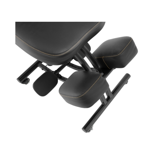 Krzesło ergonomiczne klękosiad czarne eko + pokrowiec OKNEEL PRO