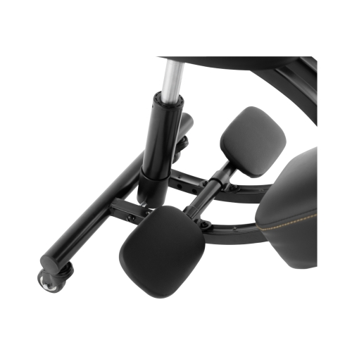 Krzesło ergonomiczne klękosiad czarne eko + pokrowiec OKNEEL PRO