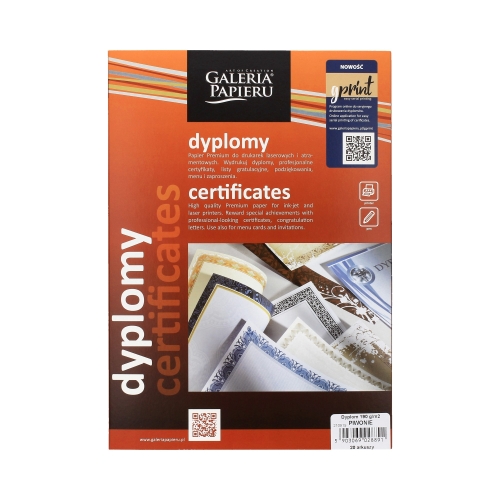 Dyplom A4 190g Piwonie (20)