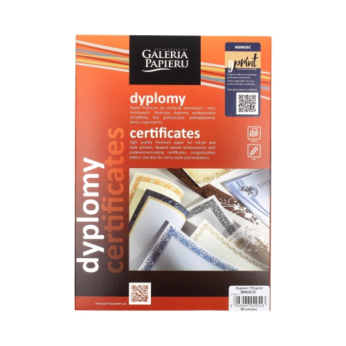 Dyplom A4 170g Bianco - 25szt.