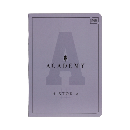 Zeszyt A5/60 kratka Academy Historia Interdruk 90g