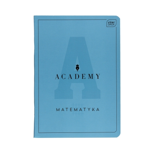 Zeszyt A5/60 kratka Academy Matematyka Interdruk 90g