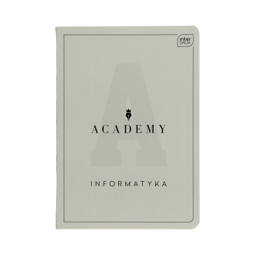 Zeszyt A5/60 kratka Academy Informatyka Interdruk 90g