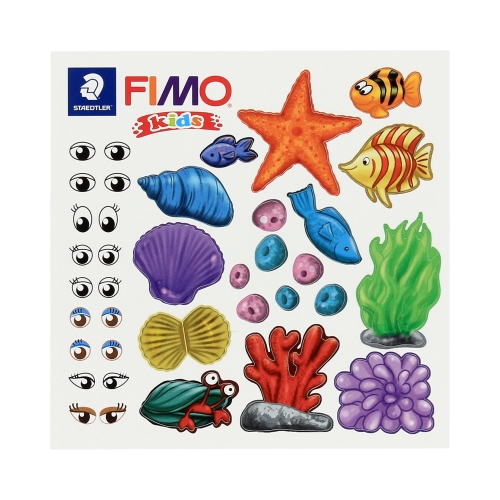Modelina zestaw 4kostki 42g Ocean FIMO