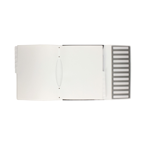 Teczka segregująca A4/12 czarna Wow Leitz