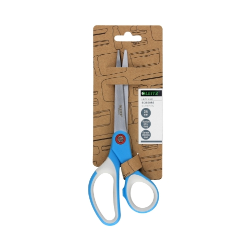 Poduszka ortopedyczna niebieska Ergo Cosy + nożyczki Leitz