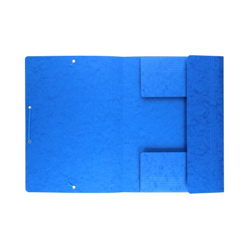 Teczka gumka A4 niebieska preszpan Bantex