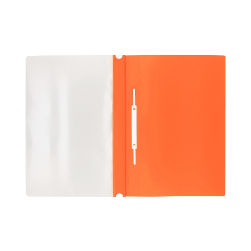 Skoroszyt sztywny perforacja A4/PVC pomarańczowy Biurfol ST-02