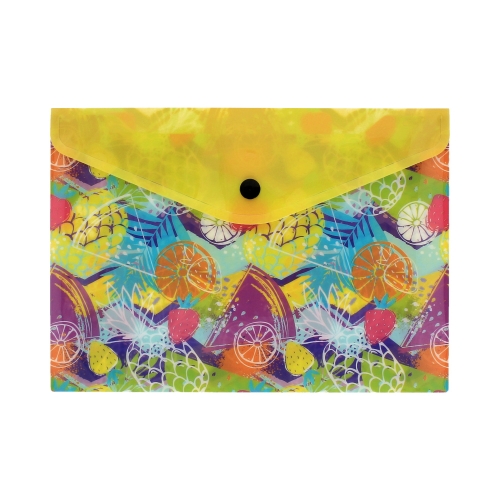 Teczka kopertowa A5/PP nadruk Owoce Biurfol