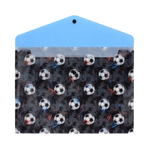 Teczka kopertowa A4/PP nadruk Piłka Biurfol