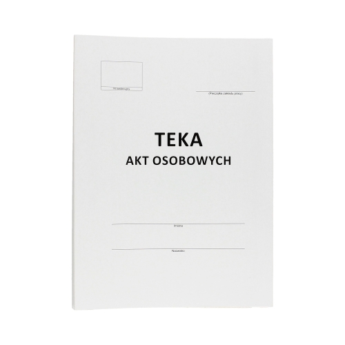 Teczka akta osobowe 350g Kiel-Tech