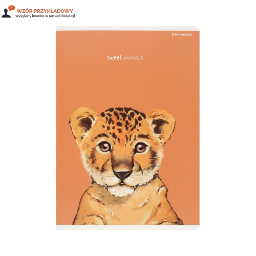 Zeszyt A5/16 kratka kolor Sweet Animal Top2000 400169483