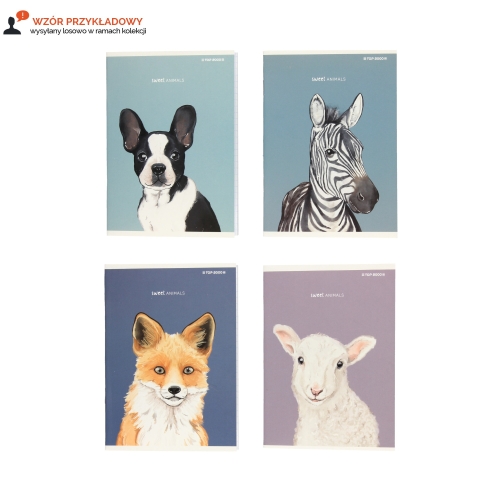 Zeszyt A6/32 słówek Sweet Animal Top2000 400169485