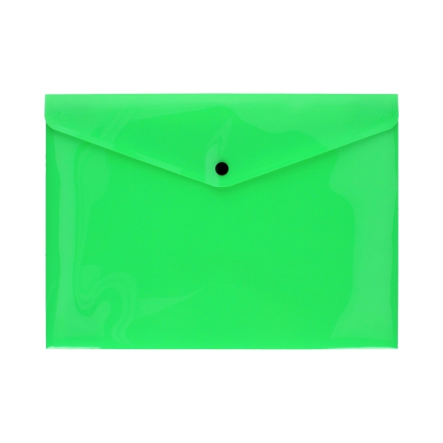 Teczka kopertowa A4/PP neon zielona Biurfol