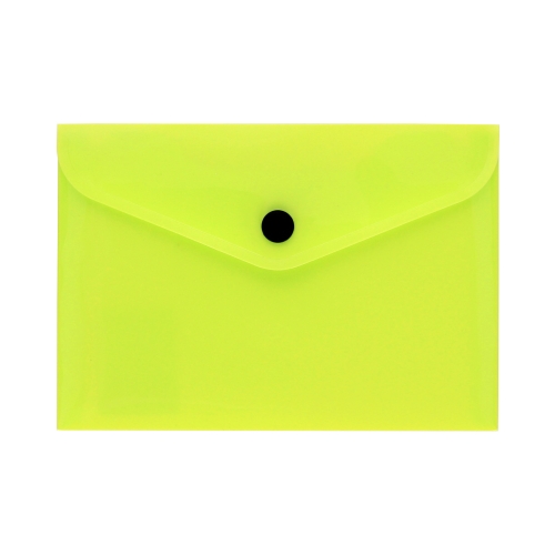 Teczka kopertowa A6/PP neon żółta Biurfol