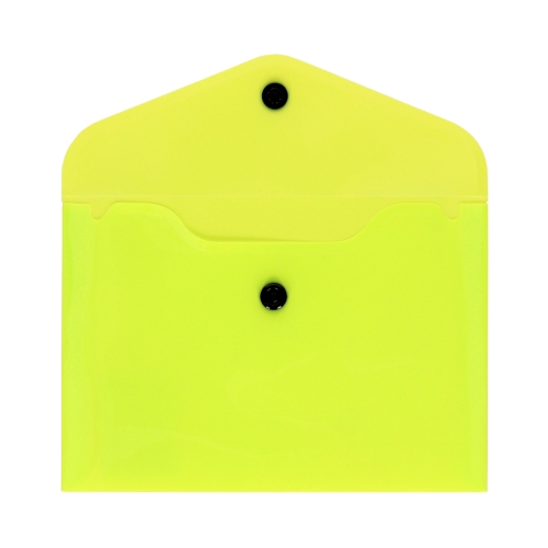 Teczka kopertowa A6/PP neon żółta Biurfol