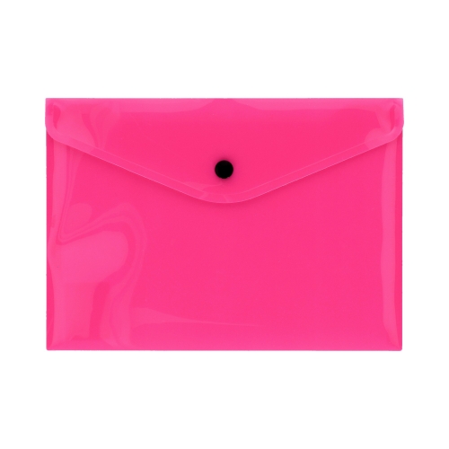 Teczka kopertowa A5/PP neon różowa Biurfol