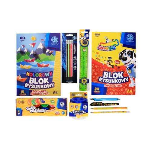 Zestaw szkolny - wyprawka XL ASTRA 601121013