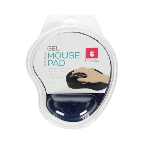Podkładka pod mysz i nadgarstek granatowa Omega