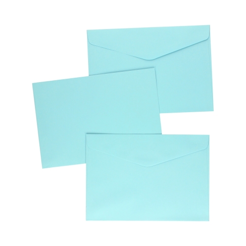 Koperty C5 gładkie niebieskie satynowe 130g (10)