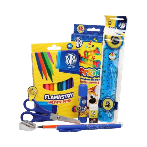 Wyposażenie piórnika pojedynczego ASTRA 602121002