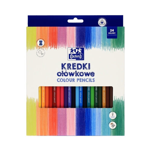 Kredki ołówkowe 24kol Oxford Regular 400174525