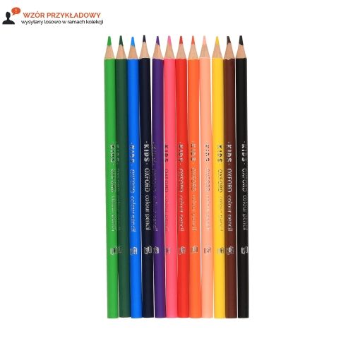 Kredki ołówkowe 12kol tuba Oxford Kids 400174526