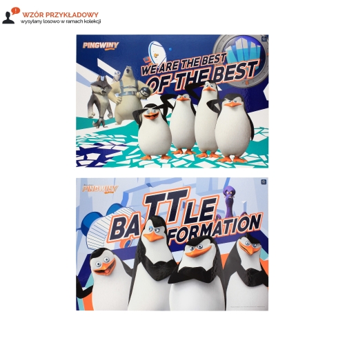 Podkładka sztywna 55x38 PingwinyMovie