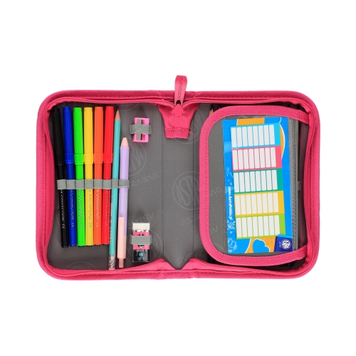 Piórnik z wyposażeniem pojedynczy 1klapka LO&VE Astrabag