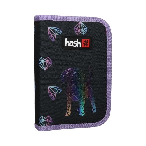 Piórnik bez wyposażenia pojedyńczy 1-klapka Best Friend Hash