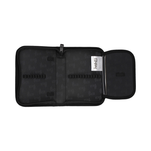 Piórnik bez wyposażenia pojedyńczy 1-klapka Pixel Hash