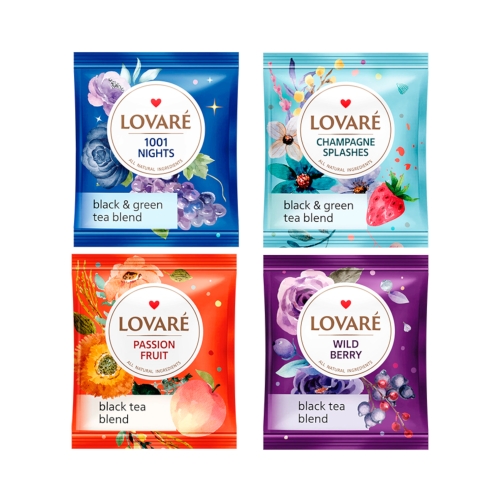 Herbata ekspresowa zestaw Black Tea Lovare 32t koperty