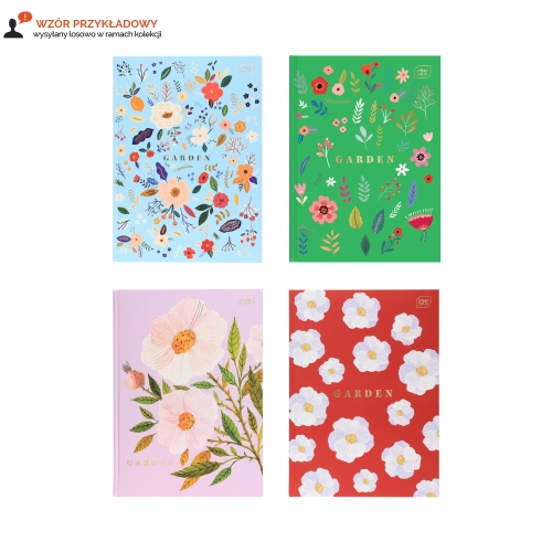 Brulion A4/96 kratka Garden Interdruk