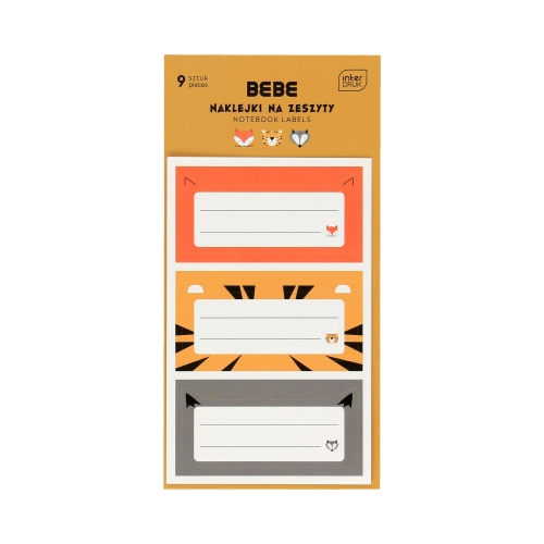 Naklejki na zeszyt - 9szt. Friends Boys Interdruk