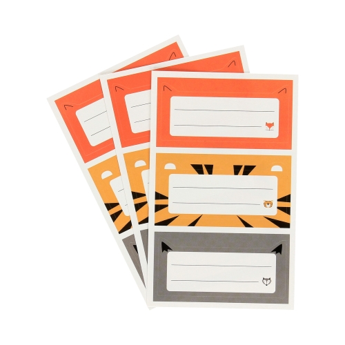 Naklejki na zeszyt - 9szt. Friends Boys Interdruk