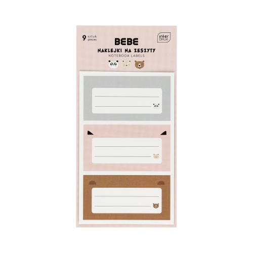 Naklejki na zeszyt - 9szt. Friends Girl Interdruk