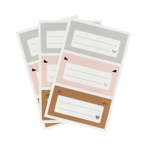 Naklejki na zeszyt - 9szt. Friends Girl Interdruk