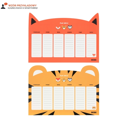 Plan lekcji A4 Friends  Boys BeBe